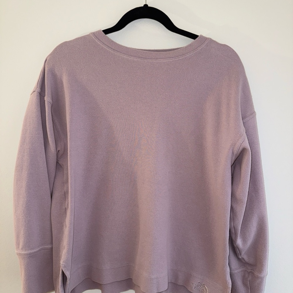 The North Face Women's Purple Lilac Lavender Pullover Crew Neck Sweatshirt Sz M
